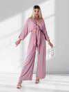 Co.Ord Trousers and Top set Dusty pink