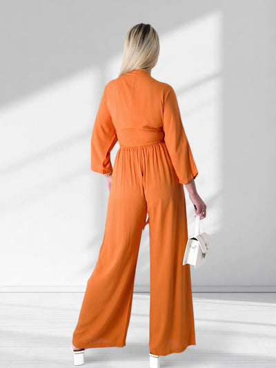 Co.Ord Trousers and Top set Dusty Orange
