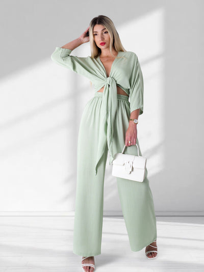 Co.Ord Trousers and Top set Mint