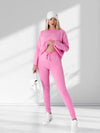 Fara Co.Ord Joggers and Jumper set Pink