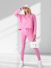 Fara Co.Ord Joggers and Jumper set Pink