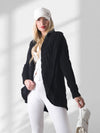 Ivy Chunky knit cardigan Black