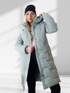 Emma quilted padded coat Mint