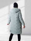 Emma quilted padded coat Mint