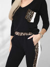 Leo Co.Ord Joggers and Jumper set Black