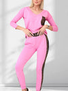 Leo Co.Ord Joggers and Jumper set Pink