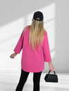Lara oversize top Fuchsia