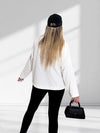 Face art sweatshirt White