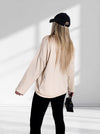 Face art sweatshirt Beige