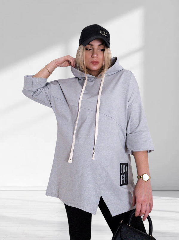 Oversize jumper Hope Light Grey