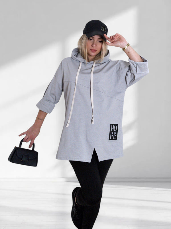 Oversize jumper Hope Light Grey