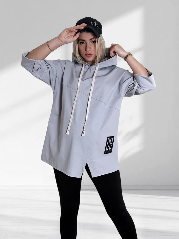 Oversize jumper Hope Light Grey