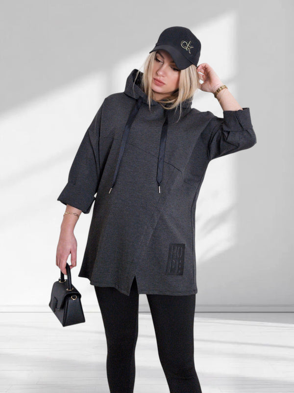 Oversize jumper Hope Dark Grey