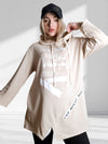 Oversize jumper Life Beige