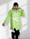 Oversize jumper Life Lime