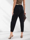 Lara Belted pants Black