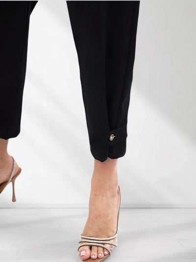 Lara Belted pants Black