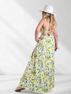 Alba Strappy Maxi dress White
