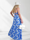 Alba Strappy Maxi dress Blue