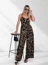 Arya printed jumpsuit Brown