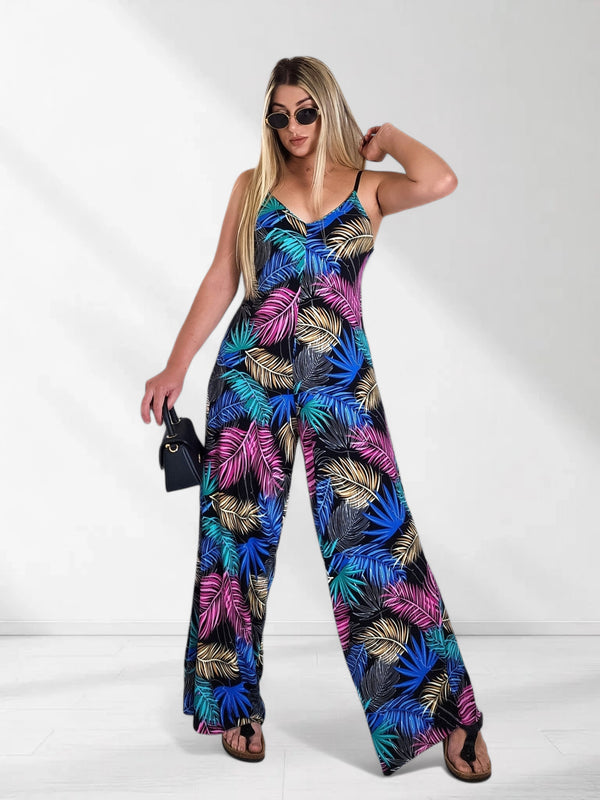 Arya printed jumpsuit Fuchsia