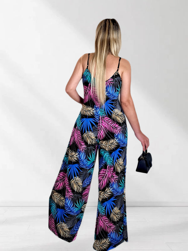 Arya printed jumpsuit Fuchsia