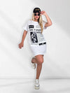 Amy T-Shirt dress White