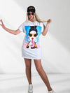 Diva T-Shirt dress White