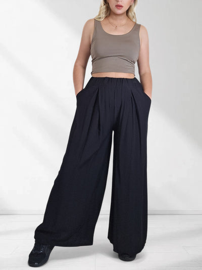 Alice Wide leg pants Black