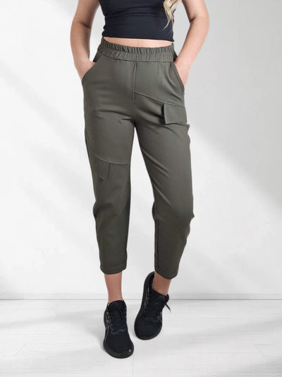 Anna Cargo joggers Khaki