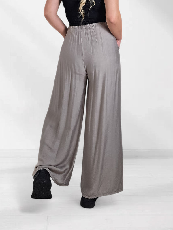 Alice Wide leg pants Light coffee
