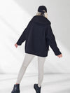 Lyla hooded coat Black