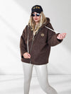 Lyla hooded coat Brown