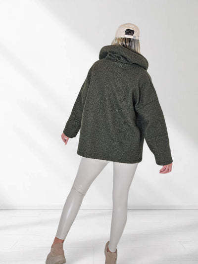 Lyla hooded coat Khaki