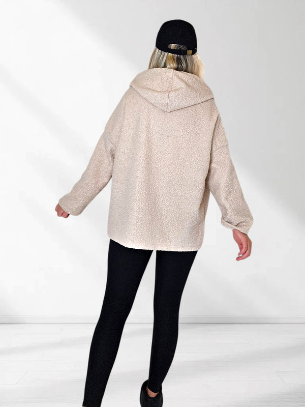 Lyla hooded coat Beige