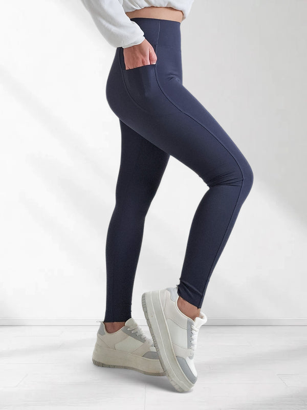 Laura Grey side pocket Leggings