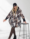 Thea Oversize Quilted hooded jacket Mix