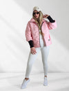 Lisa Oversize Quilted jacket Pink