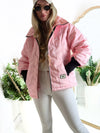 Lisa Oversize Quilted jacket Pink