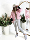 Lisa Oversize Quilted jacket Pink