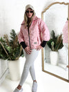 Lisa Oversize Quilted jacket Pink