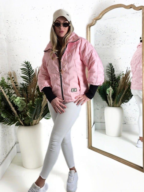 Lisa Oversize Quilted jacket Pink