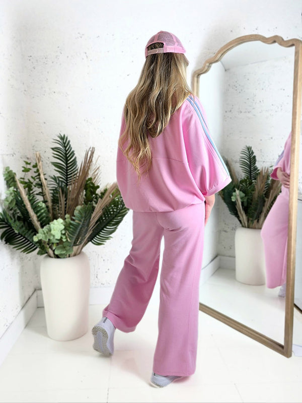 Ayla 2 pieces Trousers and Jumper Pink