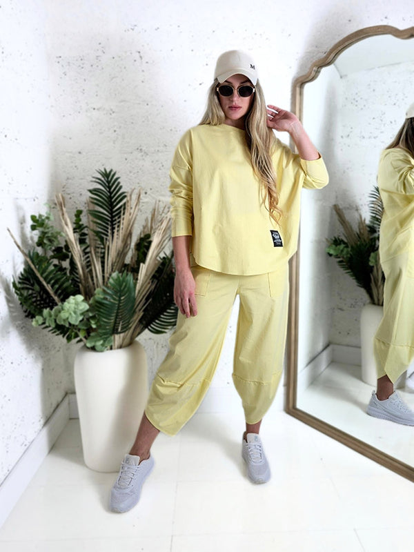 2 pieces Trousers and Jumper Yellow