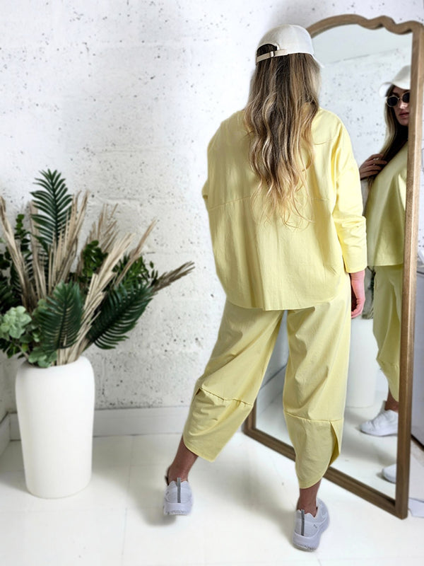 2 pieces Trousers and Jumper Yellow