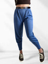 Emma Belted stretchy pants Jeans Blue