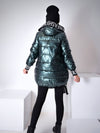 PRE-ORDER ( 06-11 )Fashion hooded puffer jacket Green