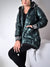 Fashion hooded puffer coat Green