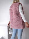 Faux fur gilet Pink