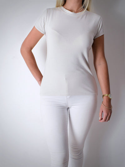 Basic T-shirt Beige